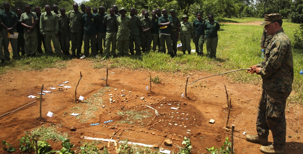 makieta, US Marines and Tanzanians work to fight illicit trafficking