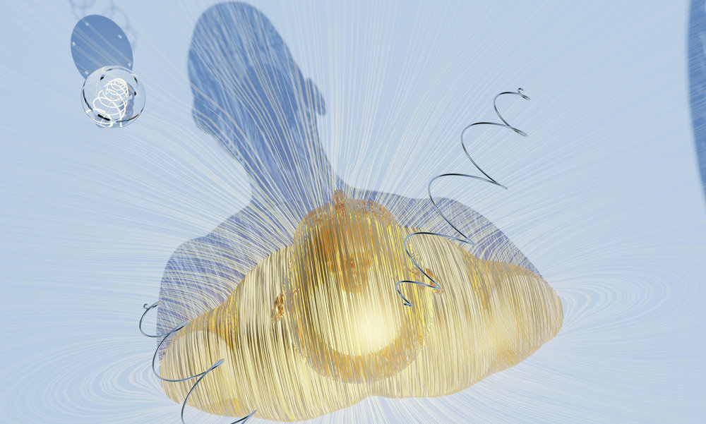 człowiek przytłoczony przez dużo myśli w głowie